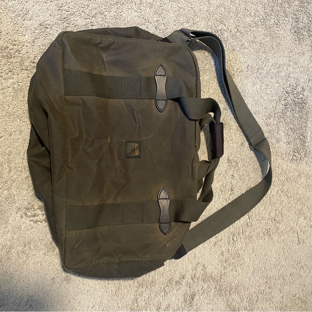 Filson Olive Duffel Bag